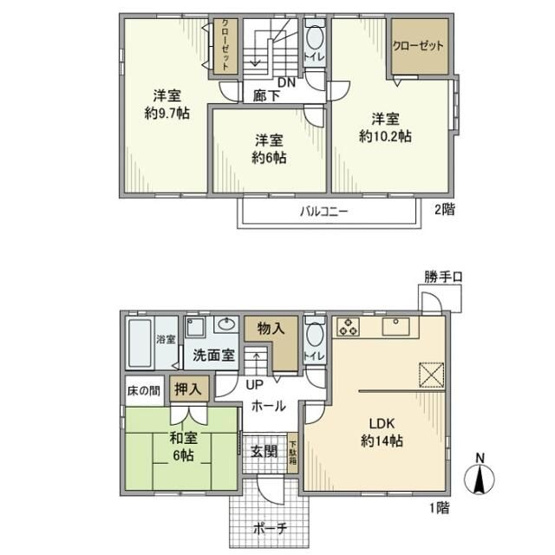 【間取り】 | 横川町戸建(ヨコカワマチコダテ)