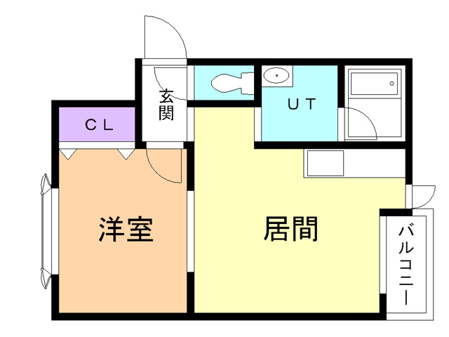 クレールＭの間取り