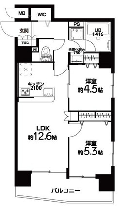 日暮里第２ダイヤモンドマンションの間取り