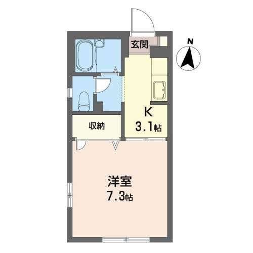 シャトル館坂の間取り