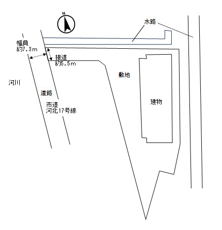 メゾン河北の区画図