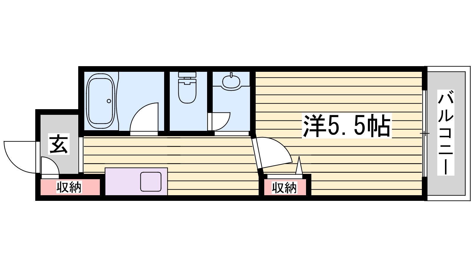 シティーヒルズⅡの間取り