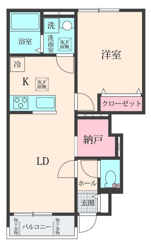 ☆1LDK間取り図☆