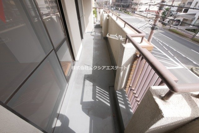パークハイム住之江のバルコニー
