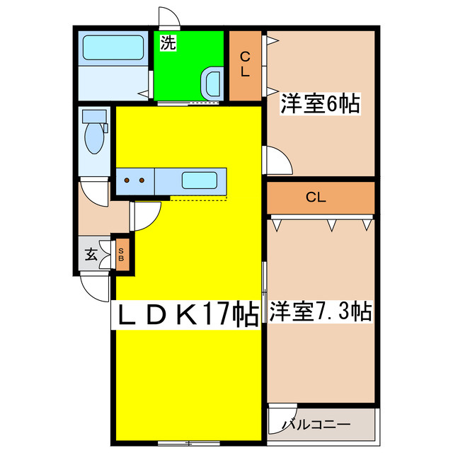 La　Tour　More（ラトゥールモア）の間取り
