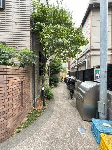 ベルメゾン学芸大学の庭|簡単な家庭菜園も楽しめるお庭です