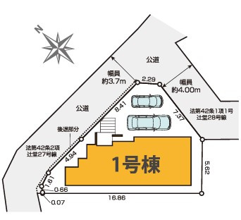 ◎藤沢市辻堂3丁目　新築戸建の区画図|区画図◇