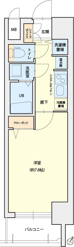 レオンコンフォート神戸西の間取り
