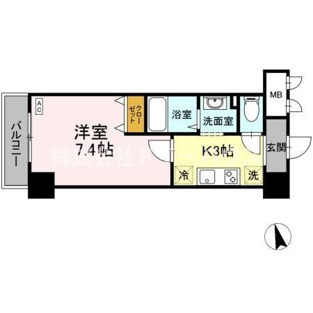 アンクレージュ西船橋の間取り