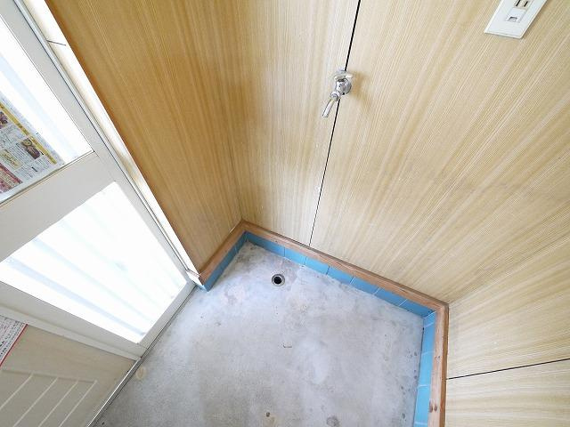 啓明パンションの設備|室内に洗濯機を置けます