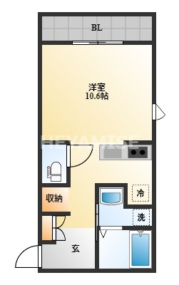 メゾンカルムの間取り