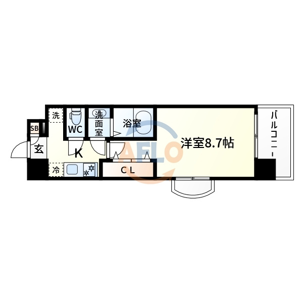 ラグゼ淡路の間取り|Luxe淡路　間取り
