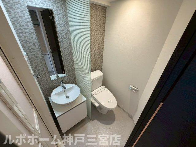 S-RESIDENCE神戸磯上通の洗面所