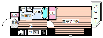 【間取り】 | プランドール梅田