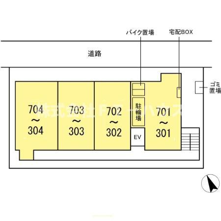 Win　Deer　西船橋の区画図