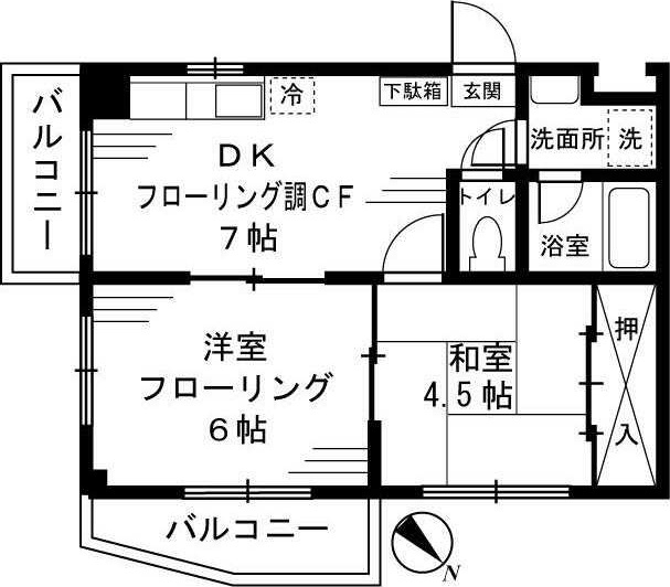 【間取り】 | グランドール ピア