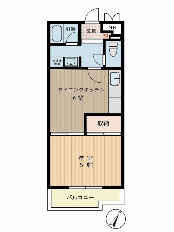 豊島区池袋３丁目の賃貸マンションの間取り