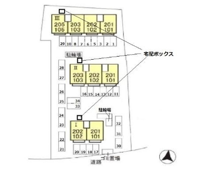 【区画図】 | エステートＵ　Ⅱ