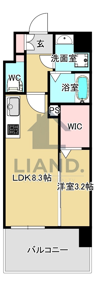 Arista箱崎　筥松小学校区の間取り|Arista箱崎
