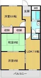 パークヒルズハルの間取り