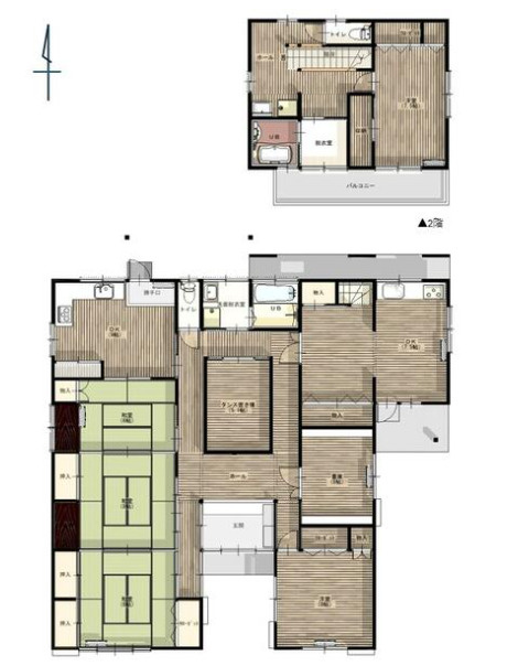 売中古戸建　富士市今井1丁目の間取り