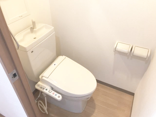 菊池郡大津町大字森の賃貸マンションのトイレ|シャワー付トイレ
