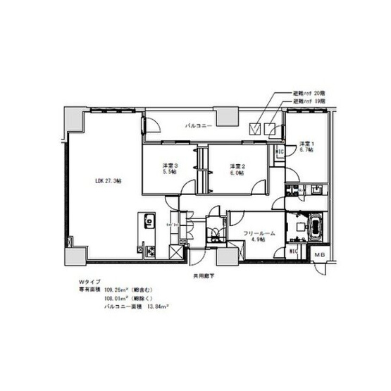 【間取り】 | S-RESIDENCE千種belvia TOWER