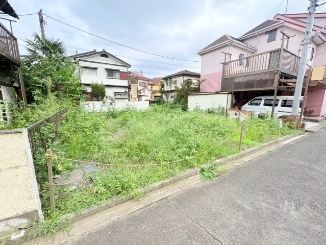 川越市小ケ谷　建築条件なし売地　JR川越線『西川越駅』徒歩7分　【泉小学区】の前面道路含む現地写真