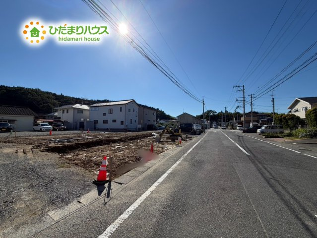 いわき市小島町2丁目第2　新築戸建　2号棟の前面道路含む現地写真|近隣に商業施設多数あり(^^)/