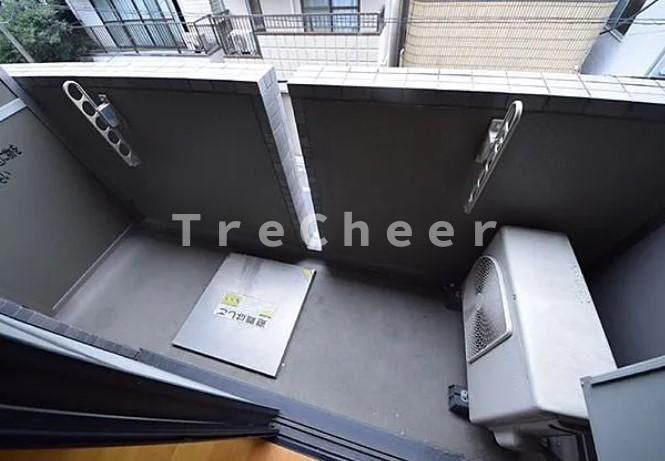 ルーブル小石川弐番館のバルコニー