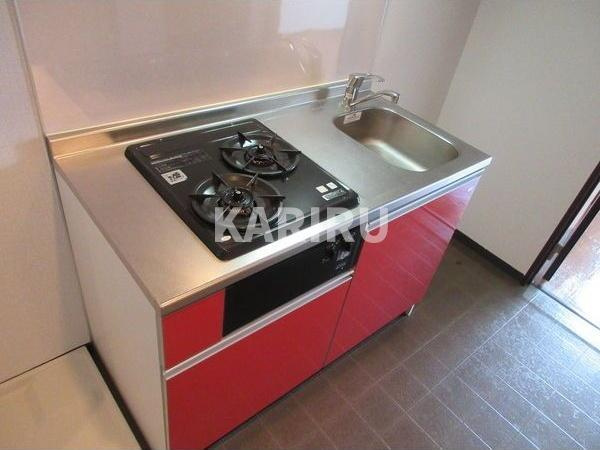 U-ro玉造のキッチン|同物件別部屋の写真です