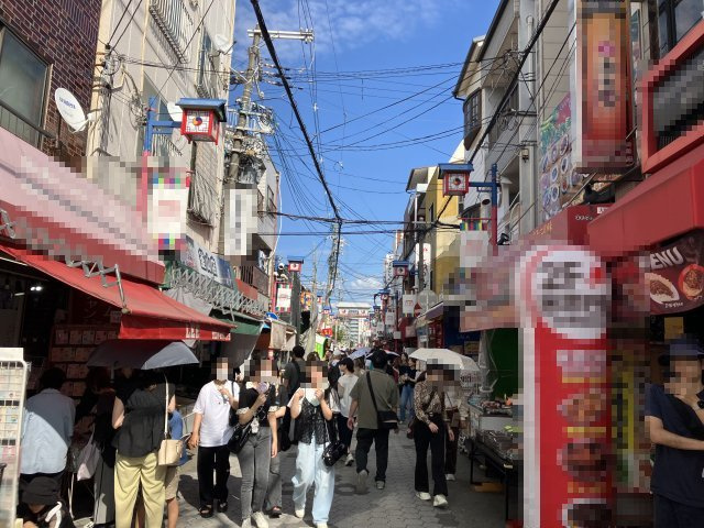 大阪市生野区桃谷５丁目のビルの周辺