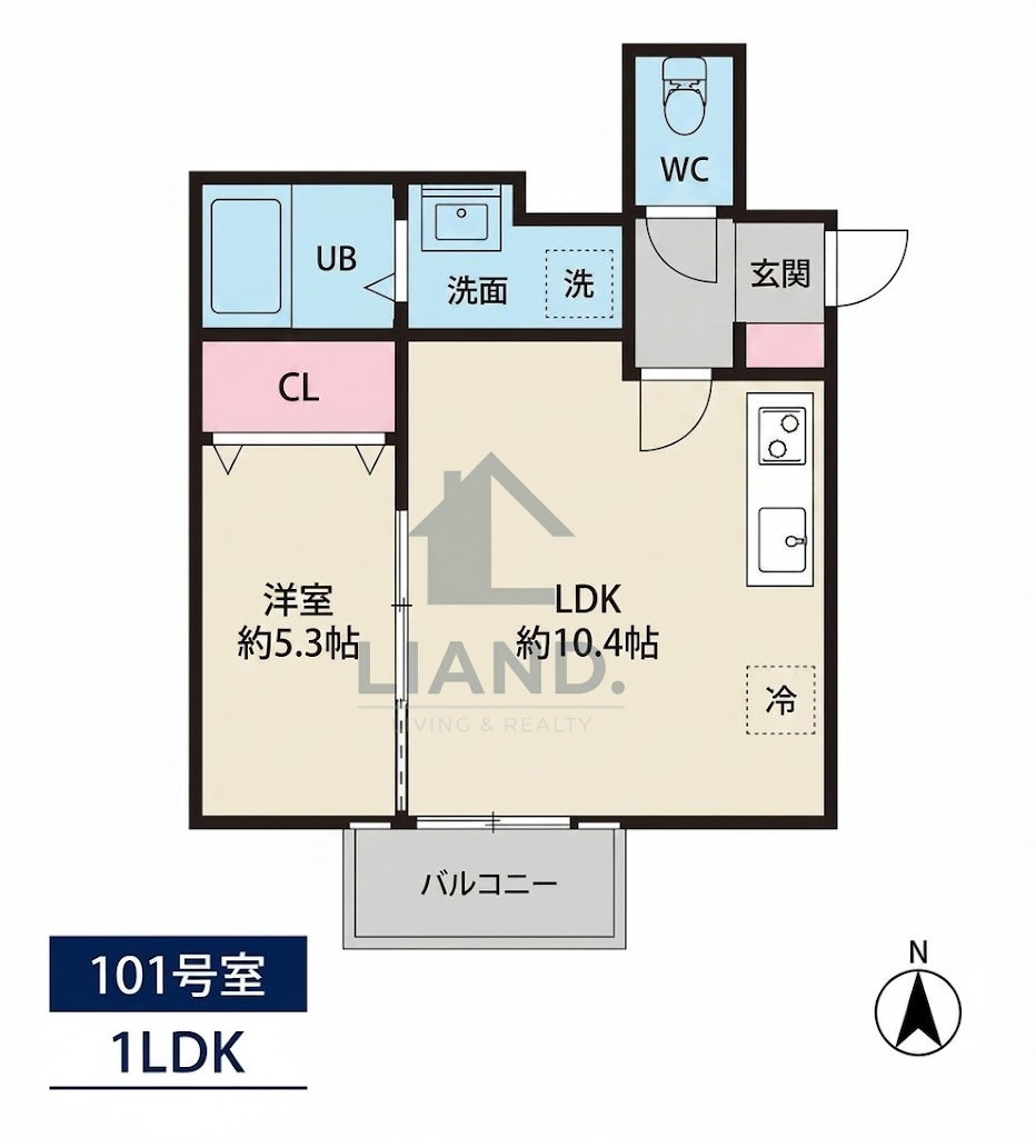 Le Lien Blanc高木　高木小学校区の間取り|Le Lien Blanc高木