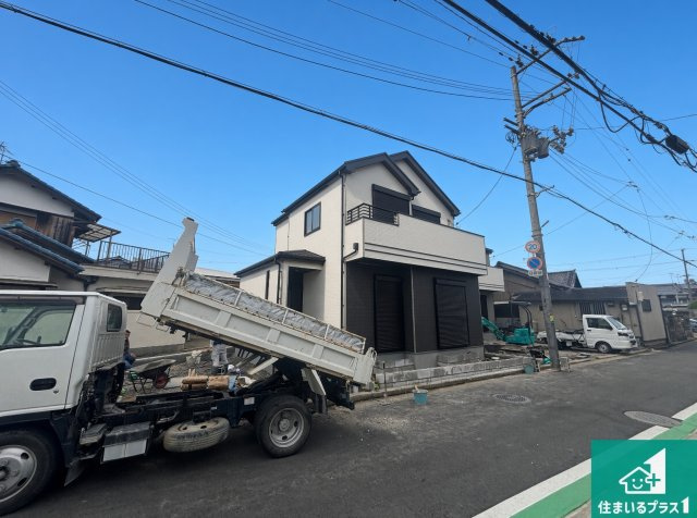 3(土)4(日)現地説明会！◆泉北郡忠岡町忠岡南　新築一戸建ての外観|現在の進捗状況です！順調に作業進行中、完成が待ち遠しいです！詳細の間取り等、お気軽にお問い合わせください！