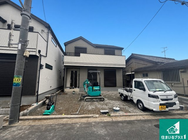 3(土)4(日)現地説明会！◆泉北郡忠岡町忠岡南　新築一戸建ての外観|現在建築中！落ち着いた街並みで新生活を始めることが出来そう！周辺の物件も併せてご紹介させて頂きます！