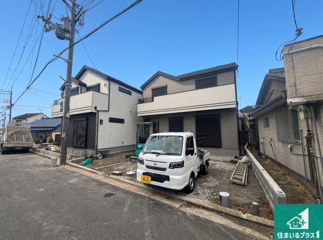 3(土)4(日)現地説明会！◆泉北郡忠岡町忠岡南　新築一戸建ての外観|現在の進捗状況です！順調に作業進行中、完成が待ち遠しいです！詳細の間取り等、お気軽にお問い合わせください！