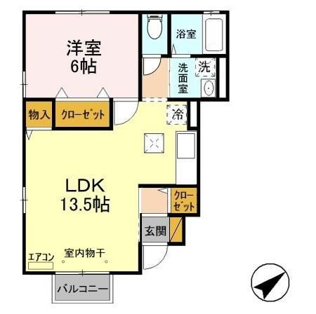 【間取り】 | ランコントル成田