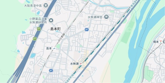 ■三島郡島本町広瀬　新築一戸建ての地図