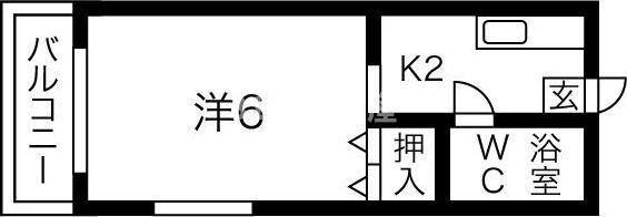エクセランス岐阜西の間取り