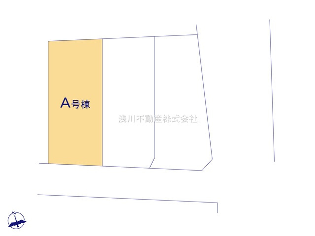 八王子市　横川町　新築一戸建て　２０期の区画図|～全3棟の新しいコミュニティが誕生～