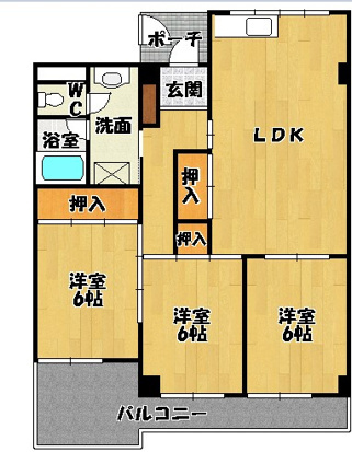 メゾンサカエの間取り