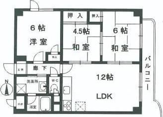 ツインパレス武庫の間取り