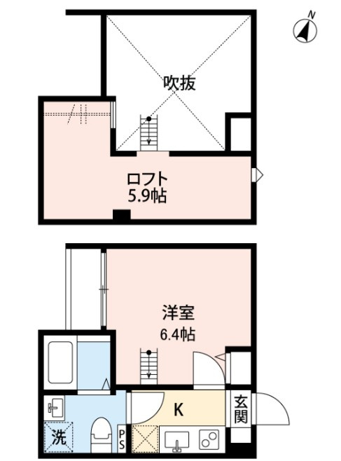 仲介手数料（賃料の1.10ヵ月）の50％OFF対象物件！の間取り