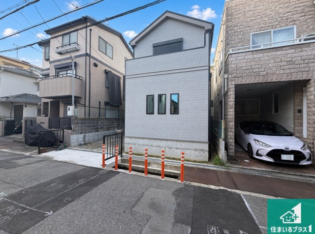 ◆柏原市大正　新築一戸建ての外観|現在建築中！落ち着いた街並みで新生活を始めることが出来そう！周辺の物件も併せてご紹介させて頂きます！