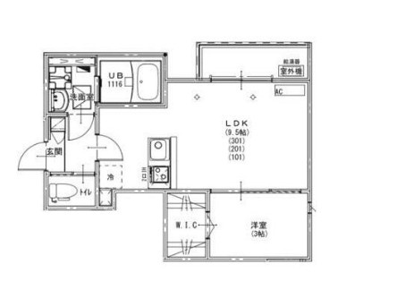 KEIAI RESIDENCE松戸Ⅱの間取り