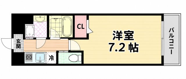 【間取り】 | エグゼ難波西Ⅱ