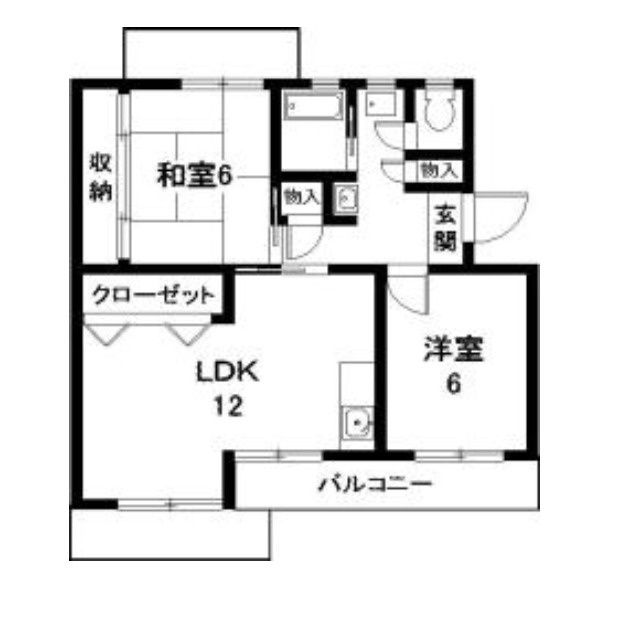 シャトー南の間取り