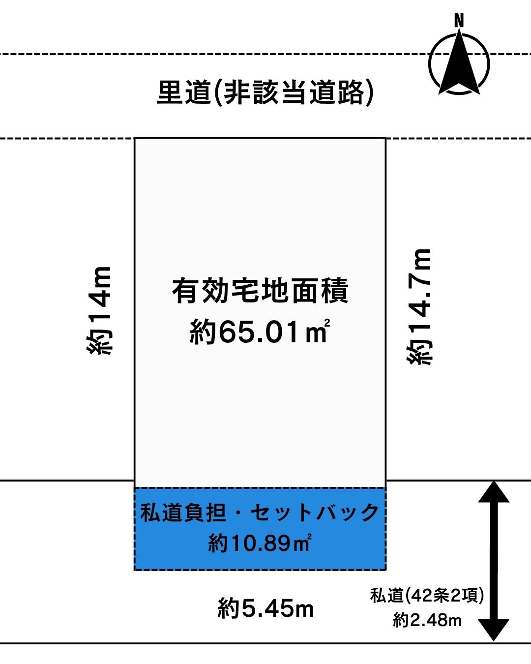 大阪市旭区千林1丁目の区画図