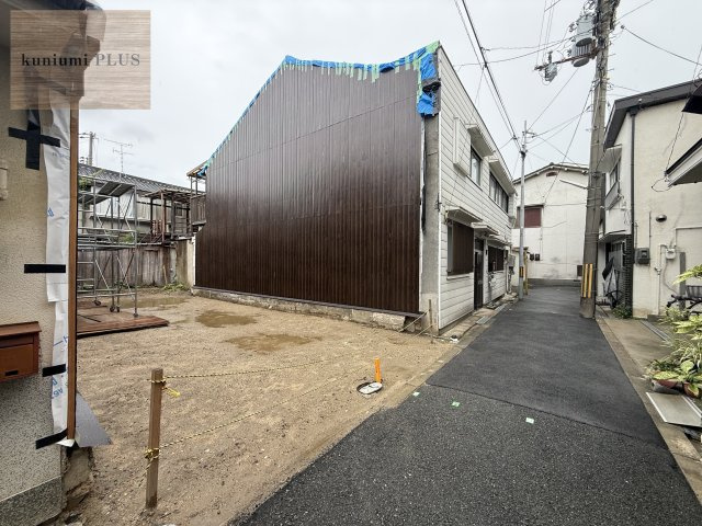 大阪市旭区千林1丁目の前面道路含む現地写真