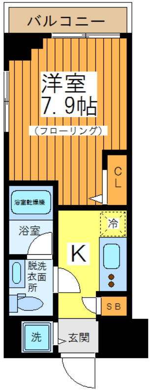 スカイコートパレス明大前の間取り